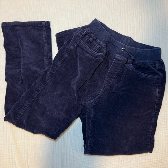 Hanna Andersson Pull-On Classic Corduroy Pants Navy Blue Size 12 - Picture 4 of 7